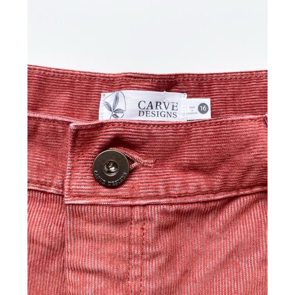 NWT Carve Designs Oahu 4" Shorts in Color Penny Size 16 - Picture 2 of 9